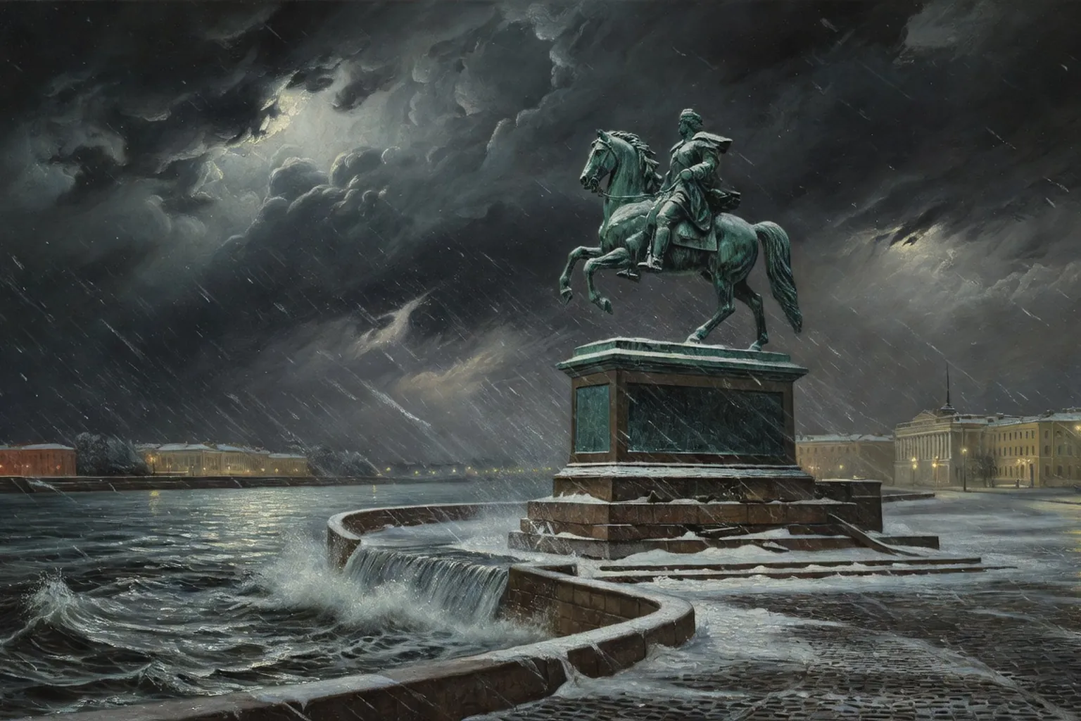 Le Cavalier de bronze : Saint-Pétersbourg en vers