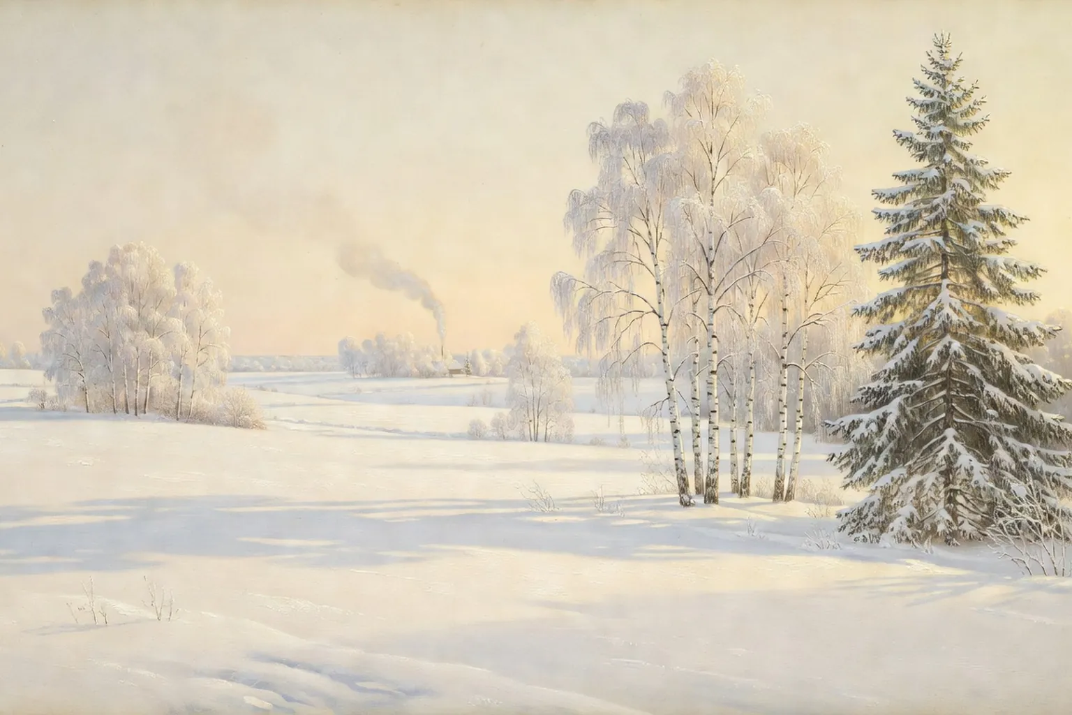 "Matinée d'hiver" (1829) de Pouchkine : lumière, neige, tendresse